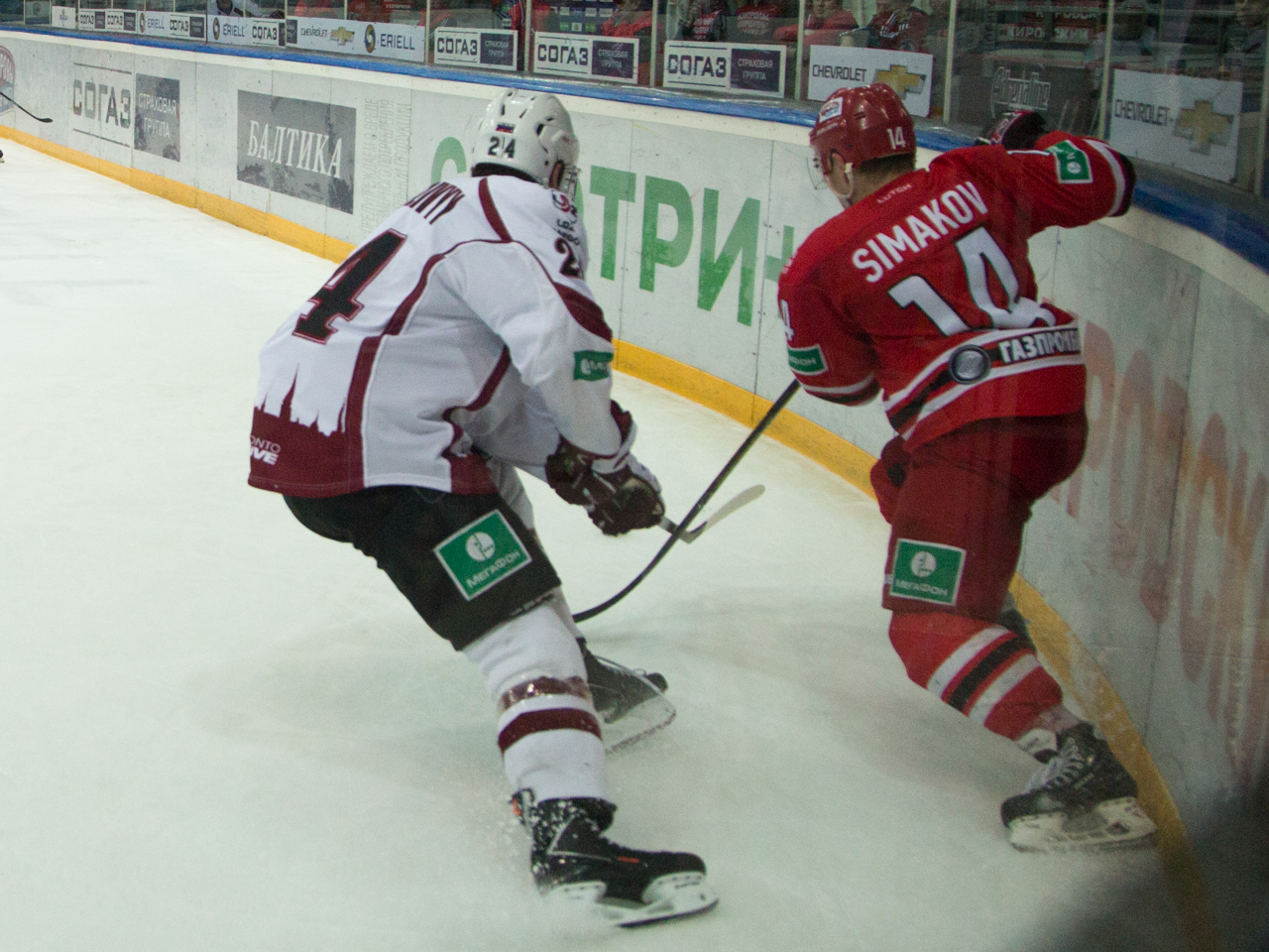 13.12.2014 Автомобилист - Динамо Рига, 0:3